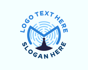 Communication - Signal Broadcast Radio logo design