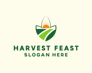 Nature Farming Field logo design