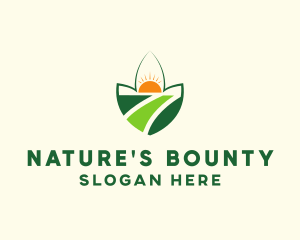 Nature Farming Field logo design