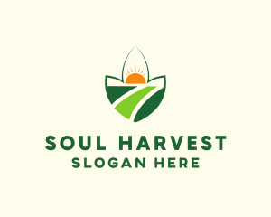 Nature Farming Field logo design