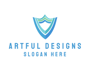 Secure Business Shield logo design