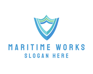 Shipyard - Secure Business Shield logo design