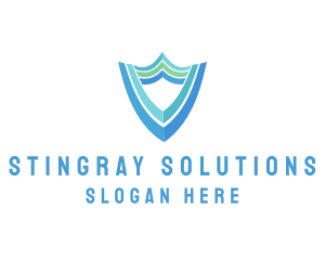 Secure Business Shield logo design