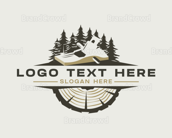 Woodwork Carpentry Planer Logo