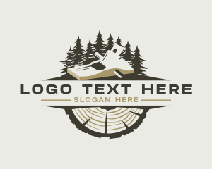 Tools - Woodwork Carpentry Planer logo design