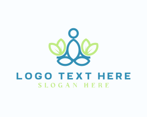 Healing - Spa Meditation Yoga logo design