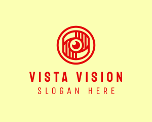 View - Photography Camera Lens logo design