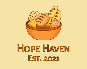 Pastry Shop - Bread Basket Bakery logo design