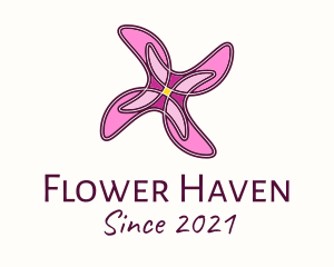 Flower Beauty Salon  logo design