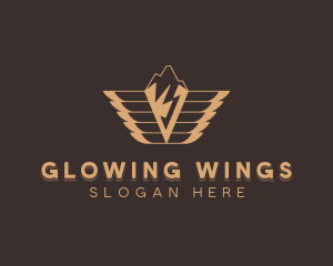 Winged Mountain Activewear logo design