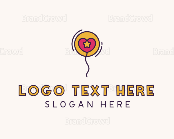 Balloon Party Supply Logo