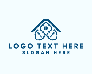 Pipe - Home Pipe Plumbing logo design