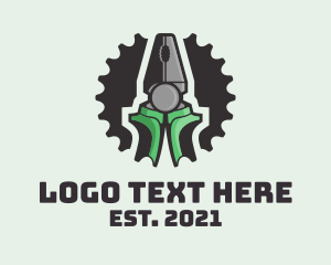 Cogwheel - Joint Pliers Tool logo design