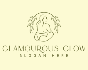 Glamourous - Voluptuous Woman Lingerie logo design