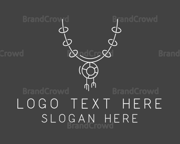 Expensive Necklace Jewelry Logo