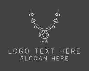 Adornment - Expensive Necklace Jewelry logo design