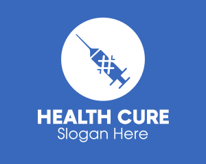 Medication - Medical Vaccine Syringe logo design