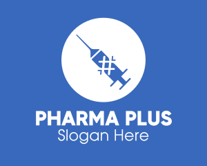 Drugs - Medical Vaccine Syringe logo design