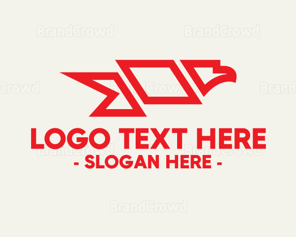 Red Eagle Flag Logo