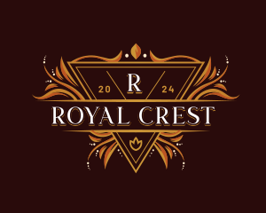 Royal Decorative Crest logo design