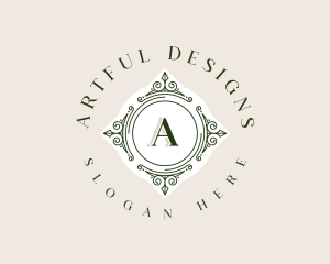 Elegant Ornament Frame logo design