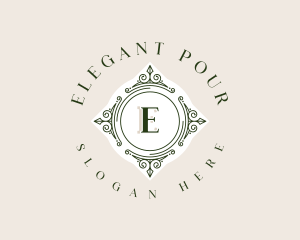 Elegant Ornament Frame logo design