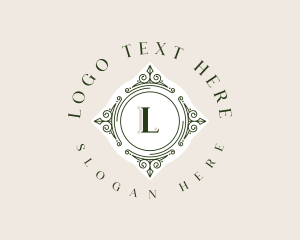 Elegant Ornament Frame Logo