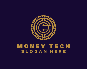 Fintech - Fintech Cryptocurrency C logo design