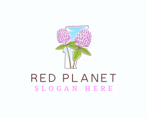 Vermont Clover Flower logo design