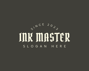 Tattoo Piercing Business logo design