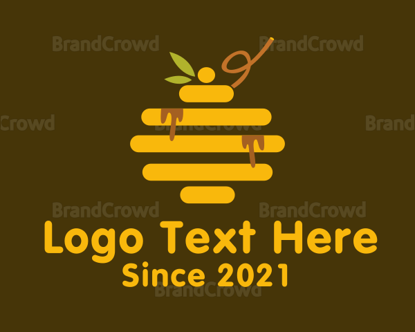 Minimalist Honey Beehive Logo