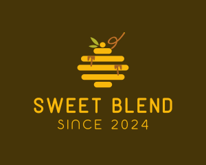 Syrup - Minimalist Honey Beehive logo design