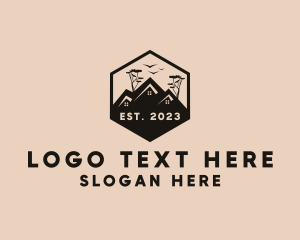 Countryside - Housing Realtor Hexagon logo design