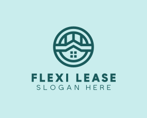 Leasing - House Real Estate Residence logo design