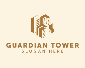 Skyscraper Building Property  logo design