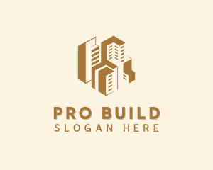 Skyscraper Building Property  logo design