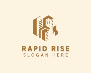 Skyscraper Building Property  logo design