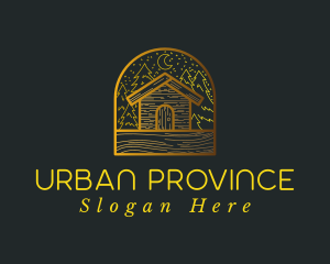 Province - Cabin House Campsite logo design