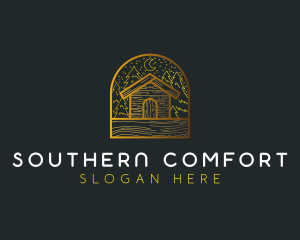 Cabin House Campsite logo design