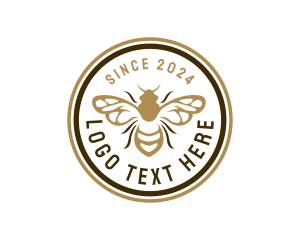 Beekeeper - Hornet Honey Bee logo design