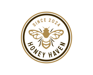 Hornet Honey Bee logo design