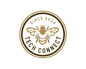 Apothecary - Hornet Honey Bee logo design