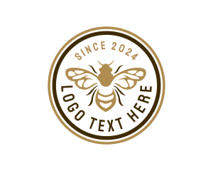 Honey Comb - Hornet Honey Bee logo design