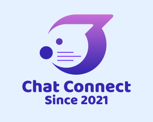 Messaging - Cat Messaging App logo design