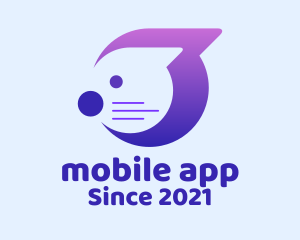 Cat Messaging App logo design
