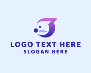 Chat Head - Cat Messaging App logo design