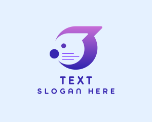 Cat Messaging App logo design