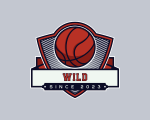 Ball - Basketball Sports Varsity logo design