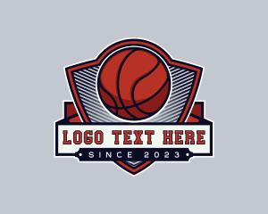 Basketball Sports Varsity Logo
