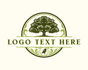 Map - Netherlands Oak Tree logo design